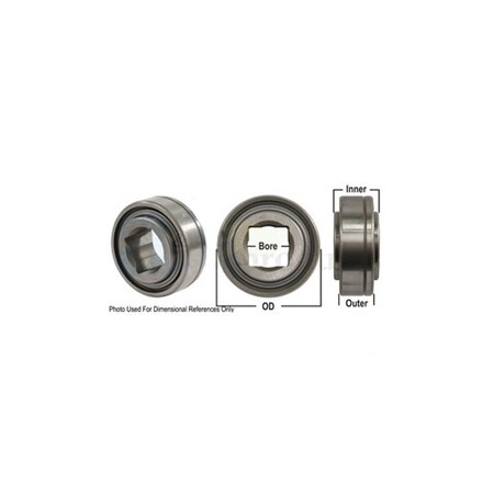 Aftermarket Disc Bearing Spherical, Square Bore, PreLube A-W209PPB7-I-AI